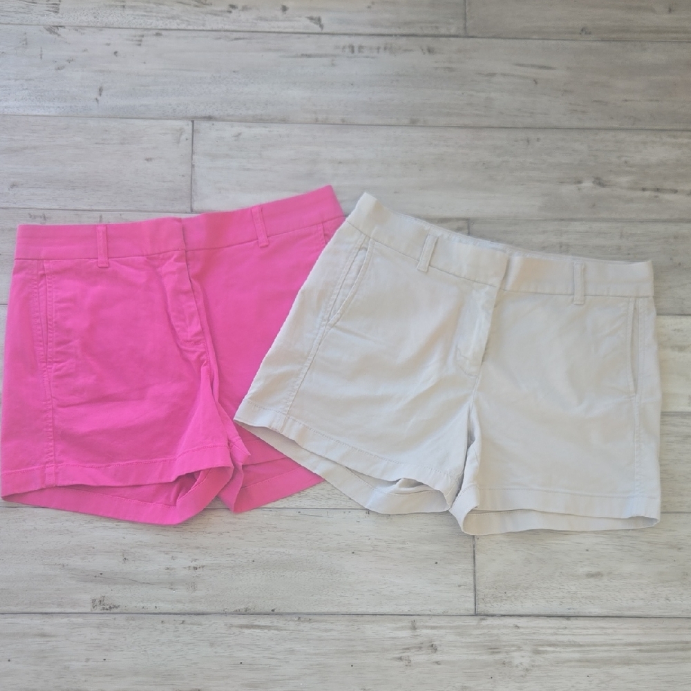 JCrew 4" Stretch Shorts Sz 6
